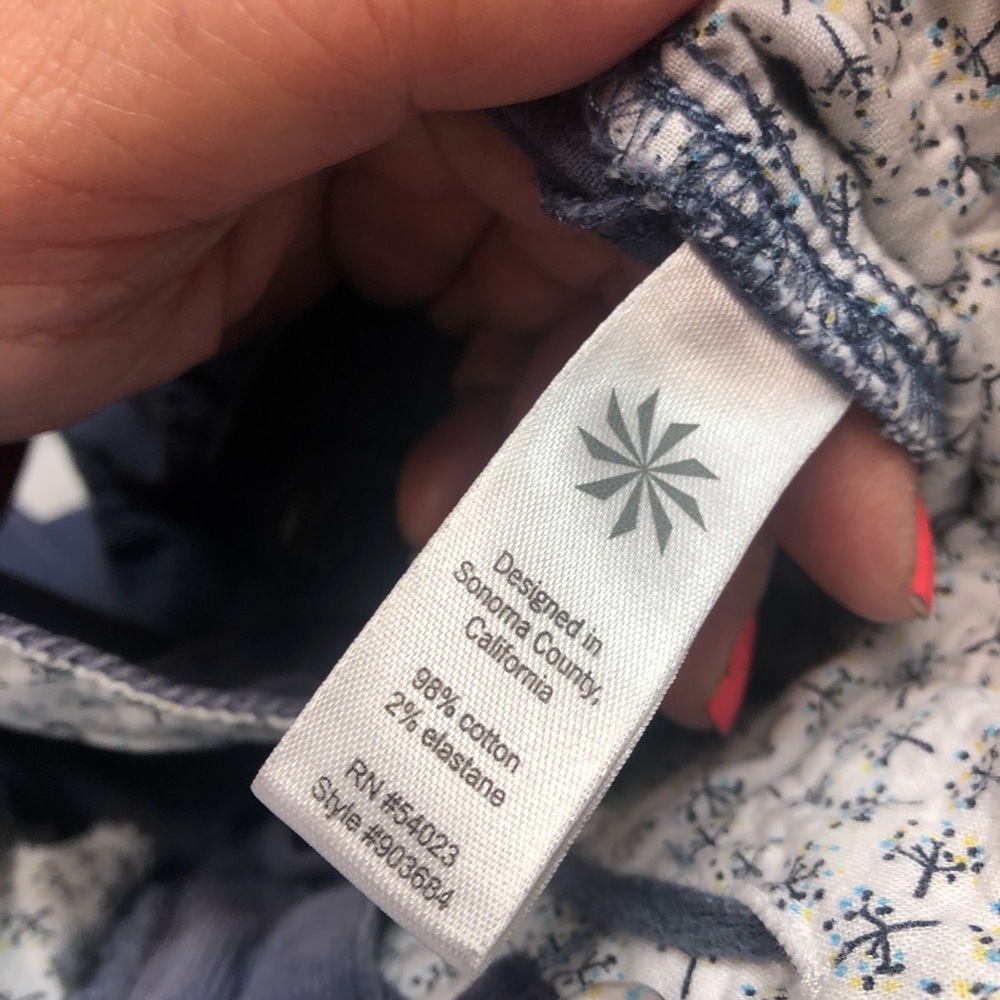 Athleta Corduroy Bermuda Short Indigo Color - image 7